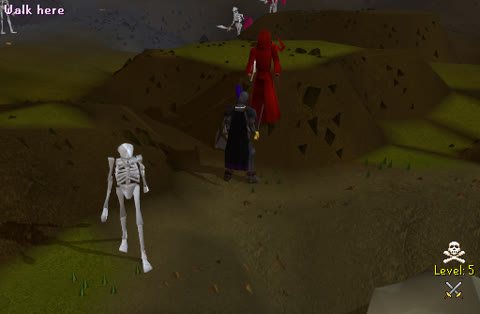 The Mage of Zamorak in the Wilderness