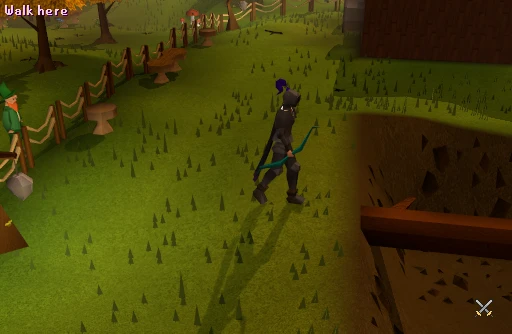 The log balance at the Gnome Stronghold course