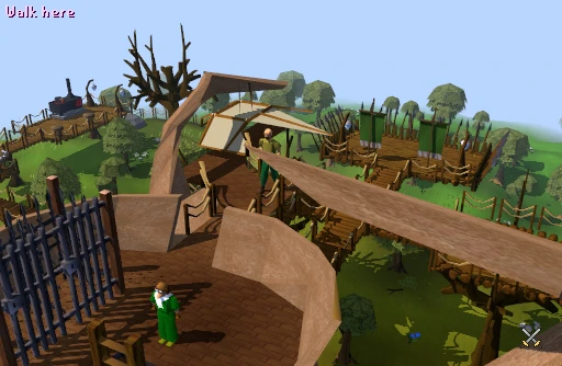 The gnome glider on the Grand Tree