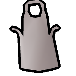 White apron