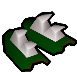 Green spiky vambraces