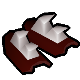Red spiky vambraces