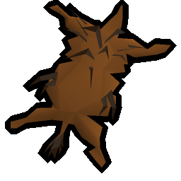Tatty larupia fur