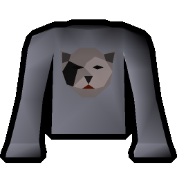 Bob's black shirt
