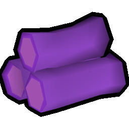 Purple logs