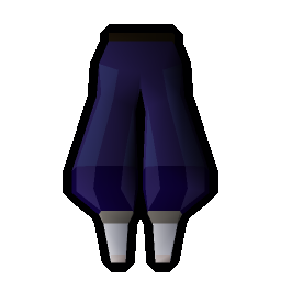 Blue elegant legs