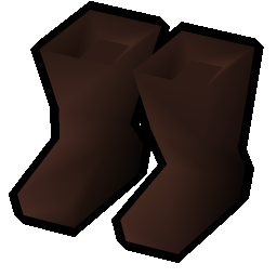 Leather boots