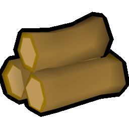 Arctic pine logs