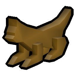 Wooden cat