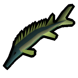 Leaping sturgeon
