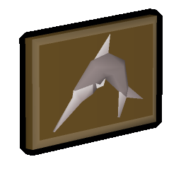 Mounted harpoonfish