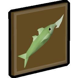 Mounted halibut