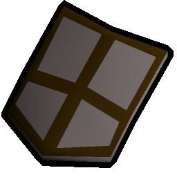 Steel kiteshield