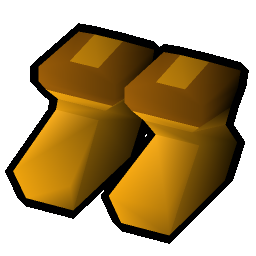 Gilded boots