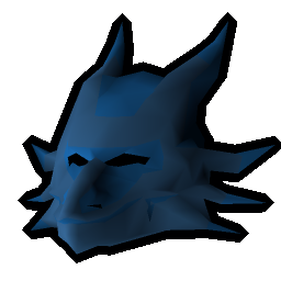 Blue dragon mask