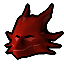 Red dragon mask