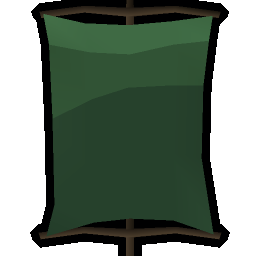 Green banner