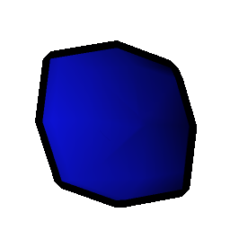 Uncut sapphire
