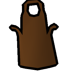 Brown apron