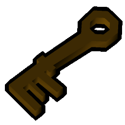 Wrought iron key