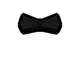 Dark bow tie