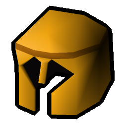 Gilded med helm