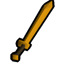 Gilded 2h sword