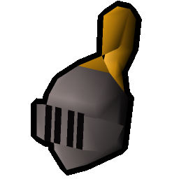 Steel full helm (g)