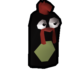 Evil chicken head