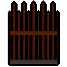 Redwood fence