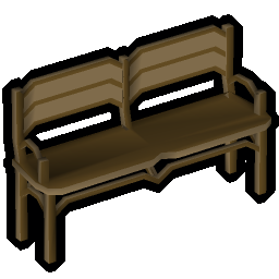 Teak garden bench