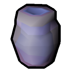 Water-filled gourd vial