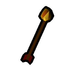 Amethyst fire arrow (lit)
