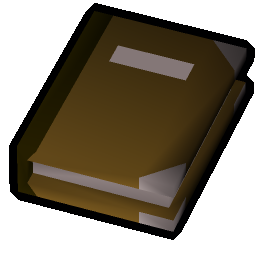Ash covered tome