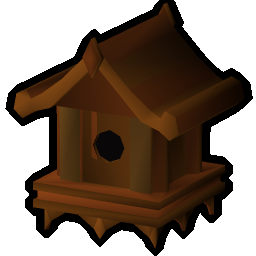 Maple bird house