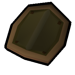 Hard leather shield