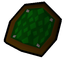 Green d'hide shield