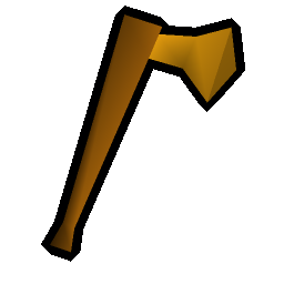 Gilded axe