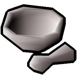 Pestle and mortar
