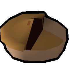 Half a meat pie