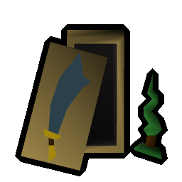 Rune scimitar ornament kit (Guthix)