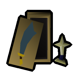 Rune scimitar ornament kit (Saradomin)