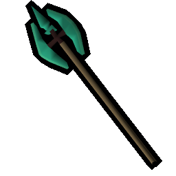 Crystal halberd (attuned)