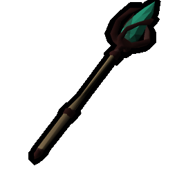 Crystal staff (attuned)