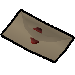Unsealed letter