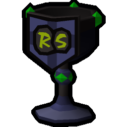 Twisted mithril trophy
