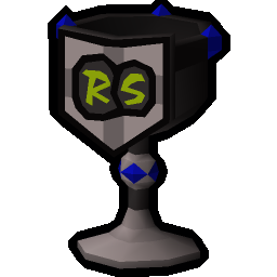 Twisted steel trophy