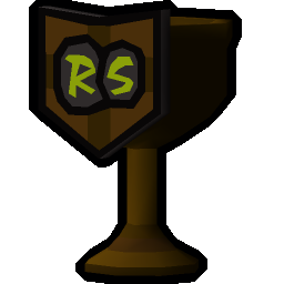 Twisted bronze trophy
