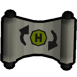 Twisted teleport scroll