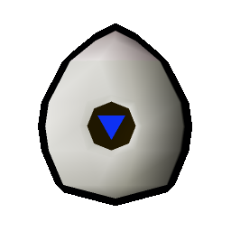Unpainted fake magic egg